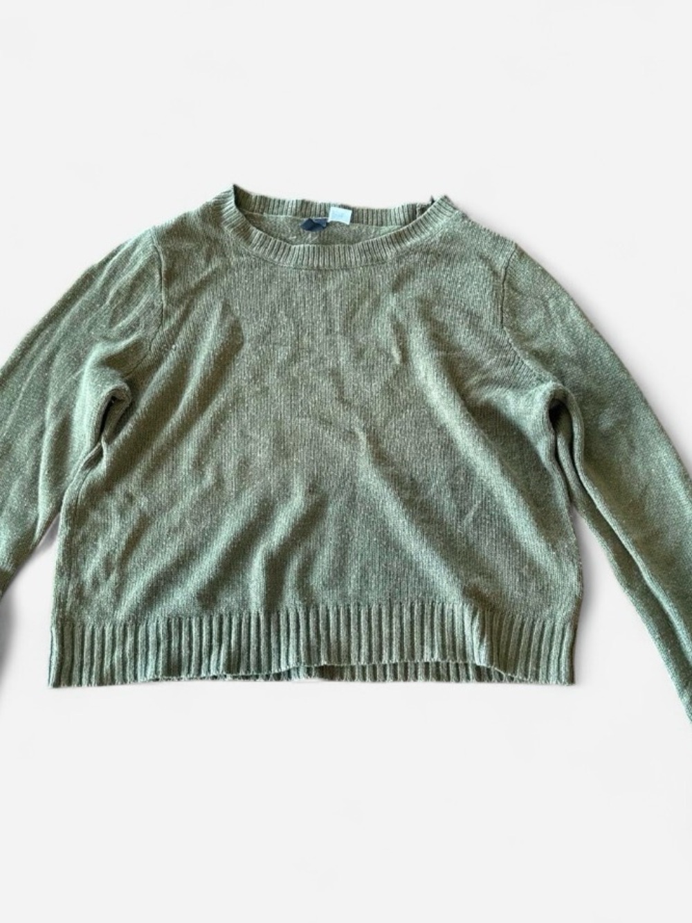 H&M Sage Green Crewneck Sweater
